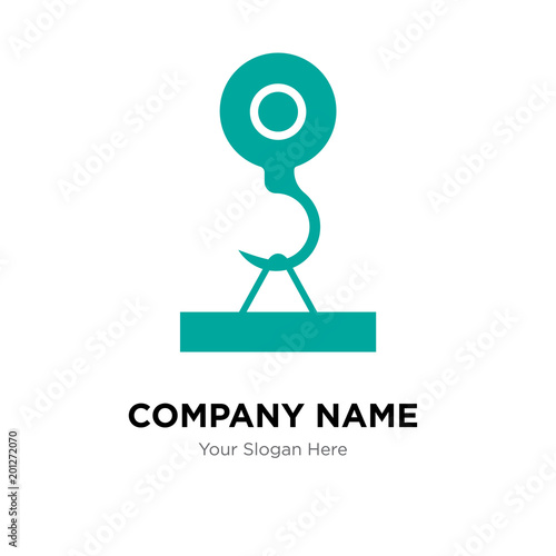 load crane company logo design template