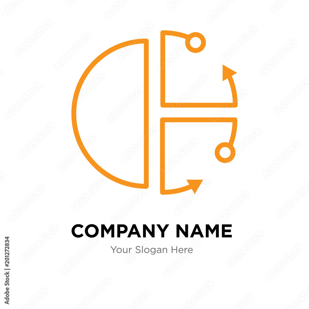 Cube company logo design template Cube company logo design template