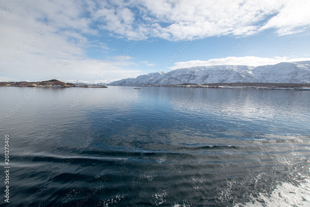 Northern Europe Norway Hurtigruten Ms Nordkapp landscape 北欧 ノルウェー フッティルーテン 沿岸急行船 風景