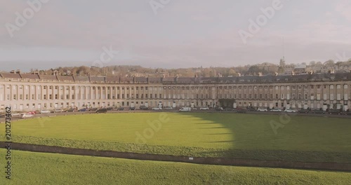 Royal Crescent Drone Footage, Bath UK_03
