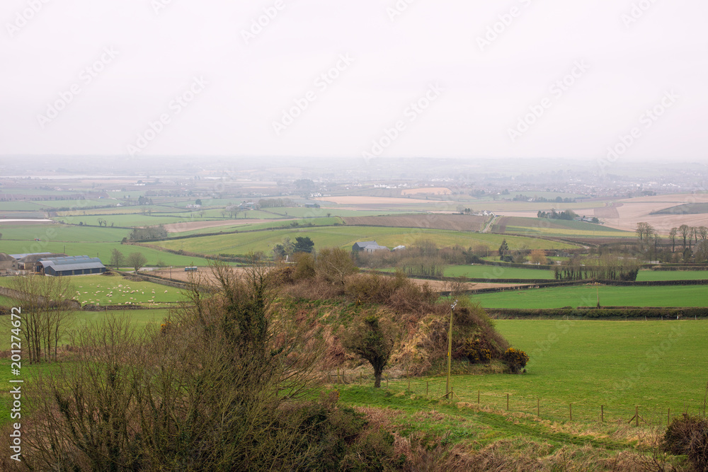 foggy countryside,Northern Ireland