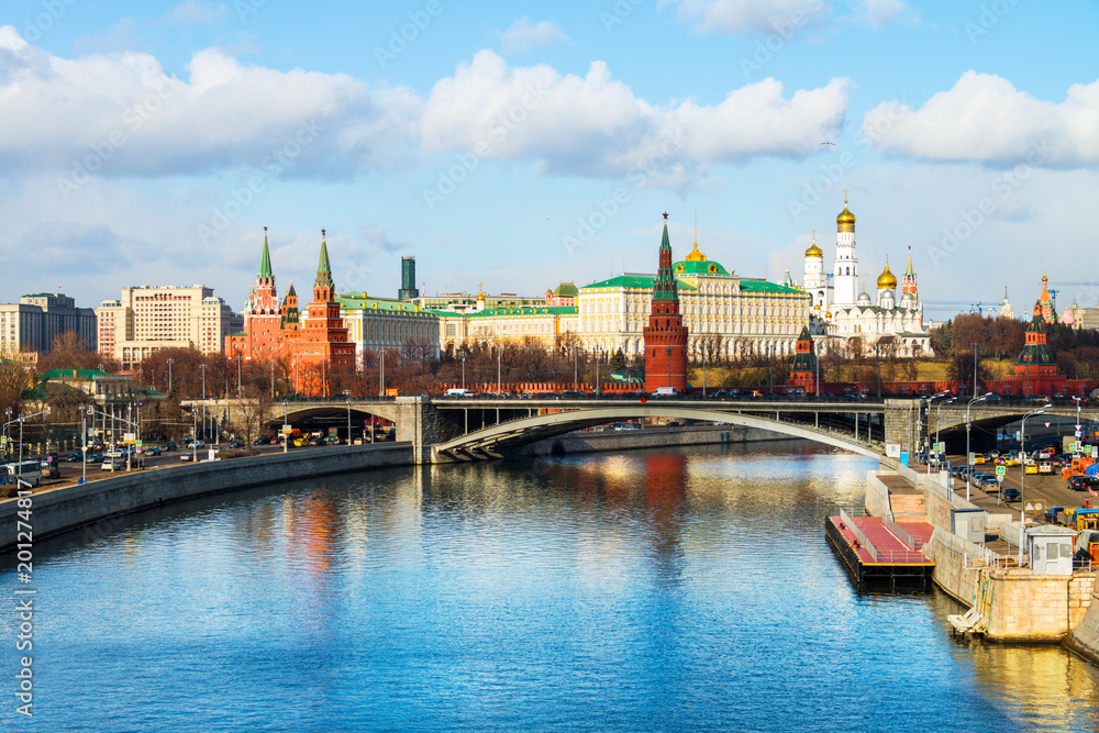 Famous landmarks Kremlin in Moscow, Russia.