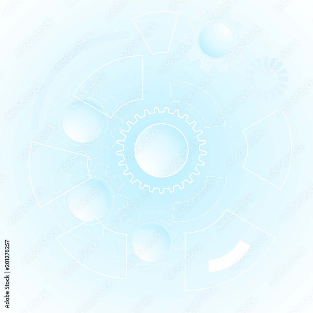 Geometric technology background with gears and shape. Vector abstract graphic design. Geometric technology background with gears and shape. Vector abstract graphic design.
