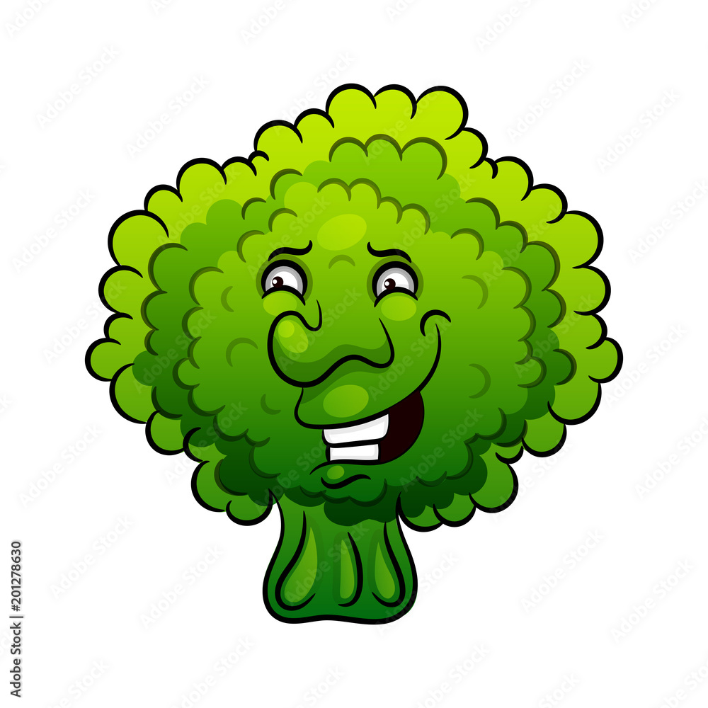Artistic hand drawn broccoli illustration. Artistic hand drawn broccoli illustration.