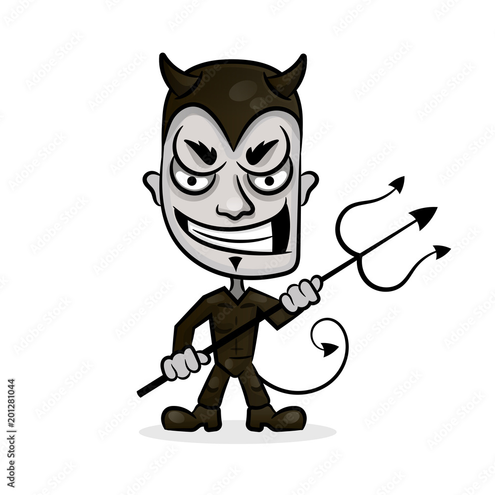 Fototapeta premium Smiling devil Head
