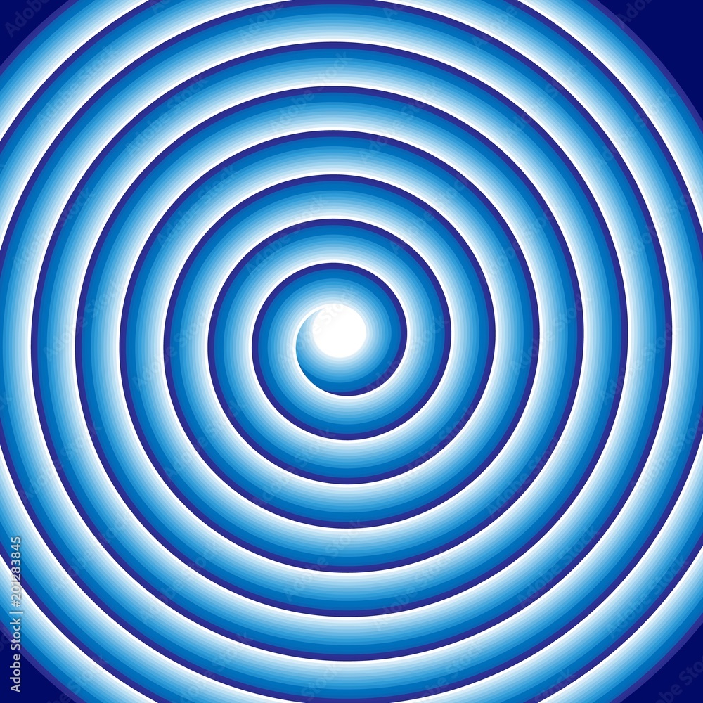 Blue Spiral Motion