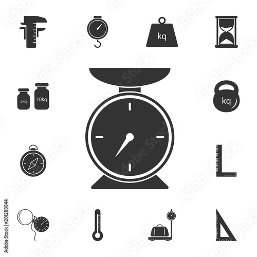 scales icon. Simple element illustration. scales symbol design from Measuring collection set. Can be used in web and mobile