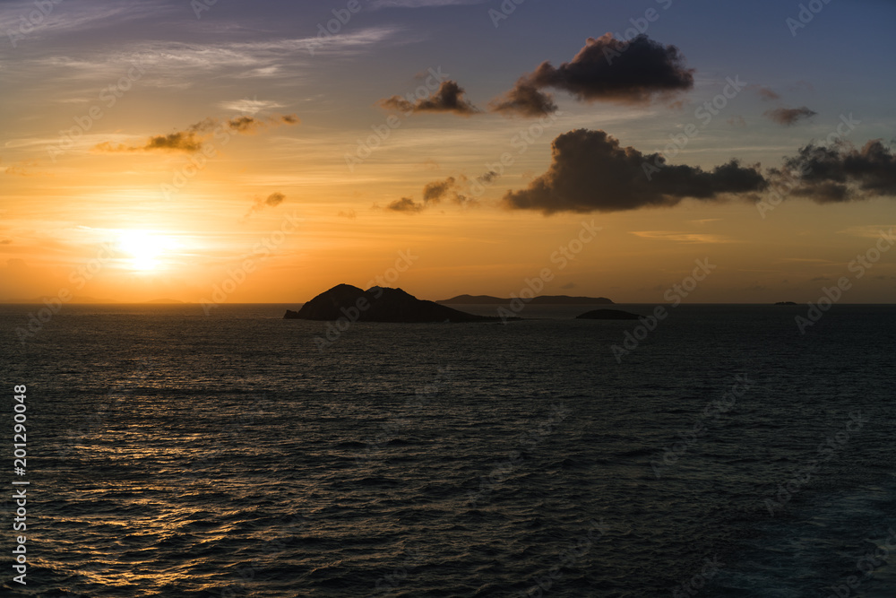 Caribbean Coastal Sunset