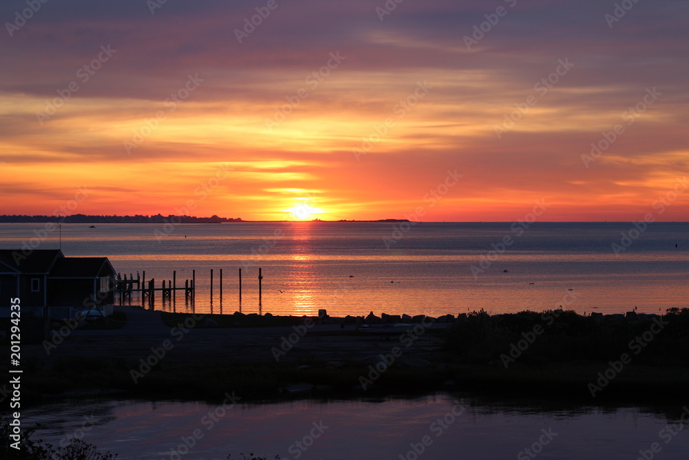 sunset new england