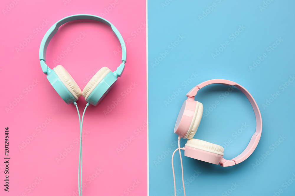 close up of headphones for background close up of headphones for background