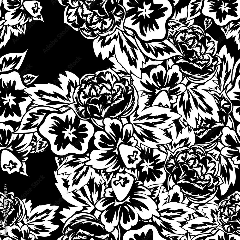 seamless monochrome pattern seamless monochrome pattern