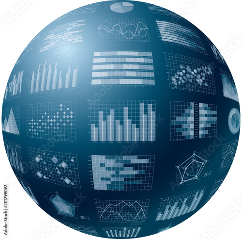 球体のグラフ・チャート