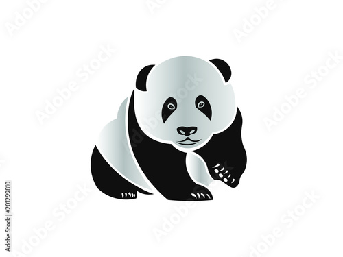 Fototapeta Naklejka Na Ścianę i Meble -  Panda Illustration