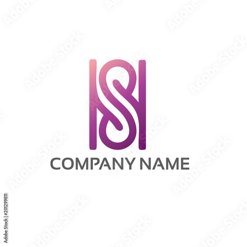 sp letter logo template