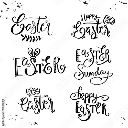 easter handdrawn phrases is...