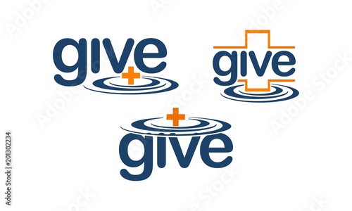 Letter Give Cross Water Set