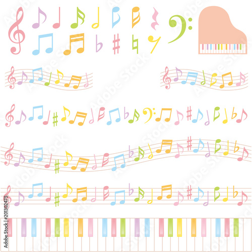 音楽　広告　装飾