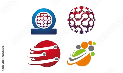 Technology Connection Logo Set