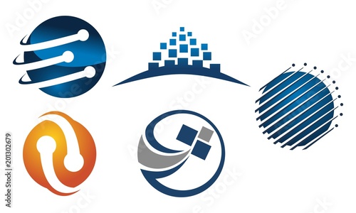 Technology Connection Logo Set