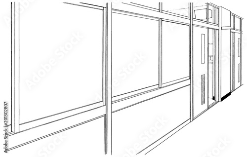 漫画風ペン画イラスト 学校 廊下 Stock Illustration Adobe Stock 漫画風ペン画イラスト 学校 廊下 Stock Illustration Adobe Stock