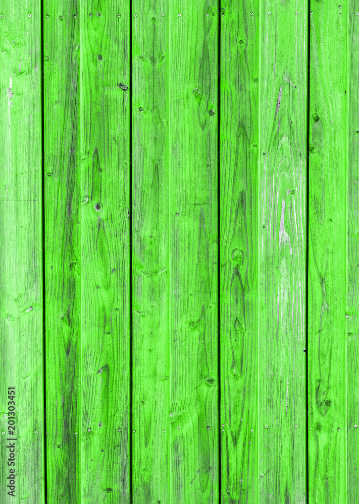 Grüner Holzzaun Grüner Holzzaun