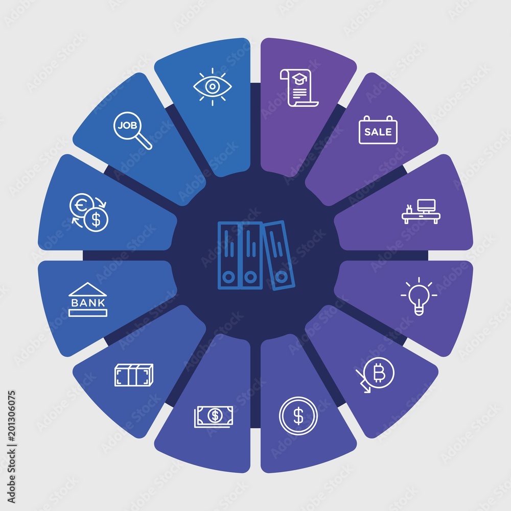 business, money, education Infographic Circle outline Icons Set. Contains such Icons as paper, online, cash, banking, office, vision, euro, strategy, usd and more. Fully Editable. Pixel Perfect.. business, money, education Infographic Circle outline Icons Set. Contains such Icons as paper, online, cash, banking, office, vision, euro, strategy, usd and more. Fully Editable. Pixel Perfect..