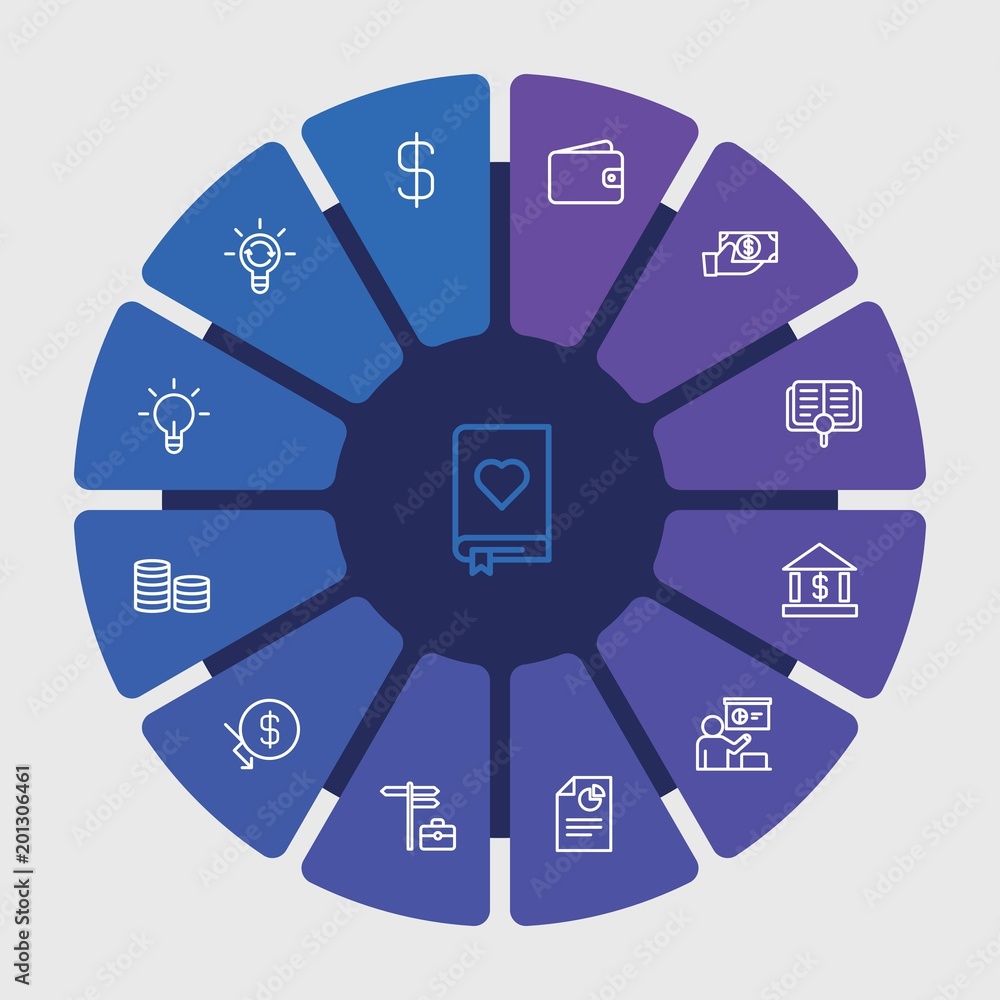 business, money, education Infographic Circle outline Icons Set. Contains such Icons as dollar, payment, woman, report, pay, inspiration, coach, chart and more. Fully Editable. Pixel Perfect.. business, money, education Infographic Circle outline Icons Set. Contains such Icons as dollar, payment, woman, report, pay, inspiration, coach, chart and more. Fully Editable. Pixel Perfect..