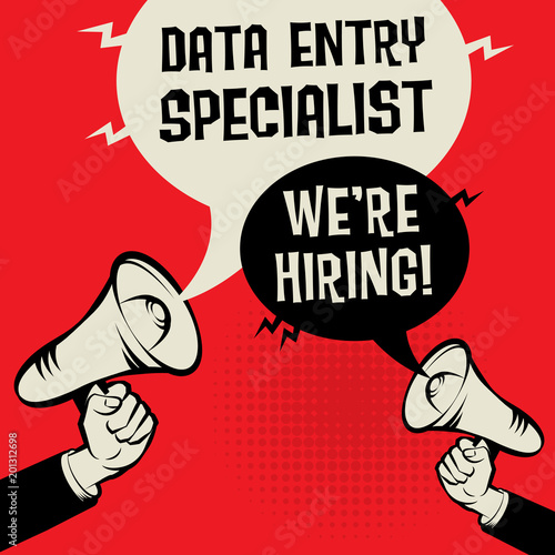 Data Entry Specialist - Were Hiring