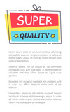 Super Quality Promo Sticker in Square Shape Frame