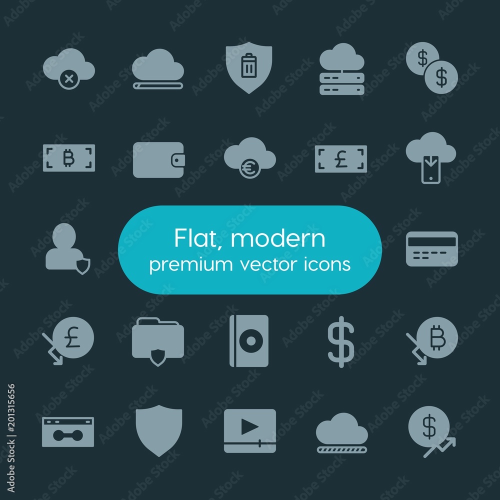 Modern Simple Set of money, cloud and networking, security, video Vector fill Icons. ..Contains such Icons as computer, illustration, vhs and more on dark background. Fully Editable. Pixel Perfect. Modern Simple Set of money, cloud and networking, security, video Vector fill Icons. ..Contains such Icons as computer, illustration, vhs and more on dark background. Fully Editable. Pixel Perfect.