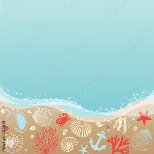 nautical background. scrapbooking, greeting card, poster.