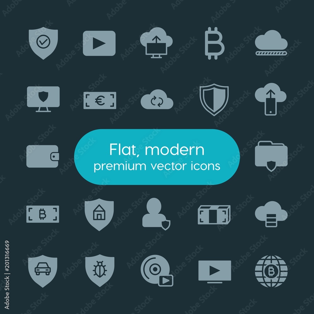 Modern Simple Set of money, cloud and networking, security, video Vector fill Icons. ..Contains such Icons as information, people, game and more on dark background. Fully Editable. Pixel Perfect. Modern Simple Set of money, cloud and networking, security, video Vector fill Icons. ..Contains such Icons as information, people, game and more on dark background. Fully Editable. Pixel Perfect.