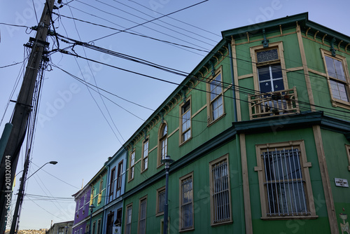 Colonial Architecture in Valparaiso Chile