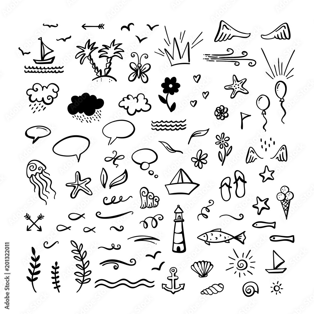 scribble clipart