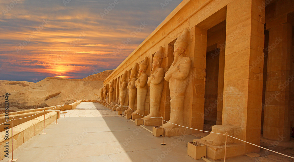 Ancient Temple of Karnak in Luxor, Egypt
