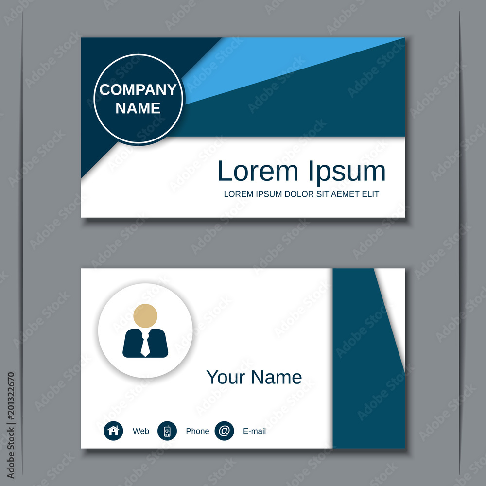 Business visiting card vector design template Business visiting card vector design template