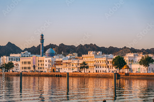 Sunrise in Muscat in Oman