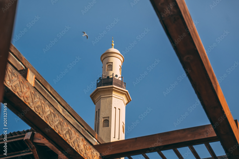 Naklejka premium Bur Dubai Grand Mosque