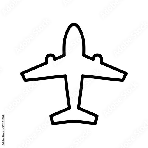 airplane Icon line