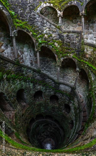 The Initiation Well vertical panoramic view