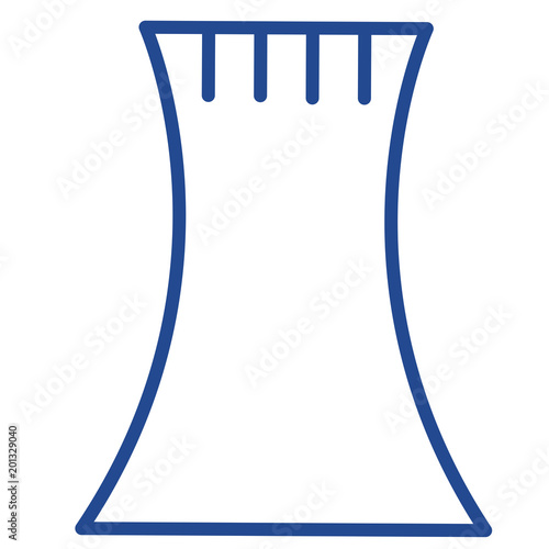 Kühlturm Vector Icon