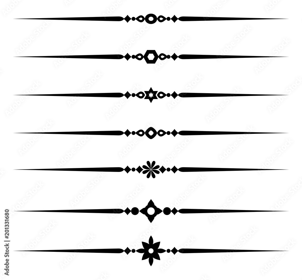 © flworsmile - ornamental rules vector