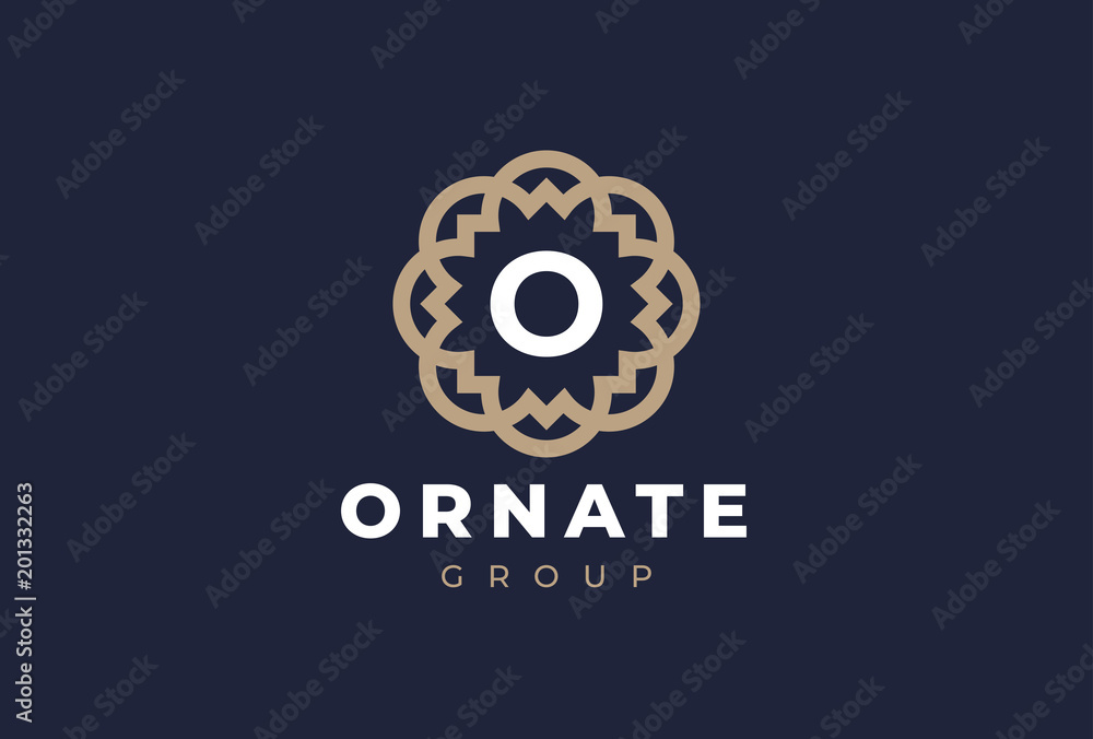 Premium universal monogram letter O initials logo. Abstract elegant flower logo icon vector design. Universal creative premium symbol. Luxury abc jewel logotype. Premium universal monogram letter O initials logo. Abstract elegant flower logo icon vector design. Universal creative premium symbol. Luxury abc jewel logotype.