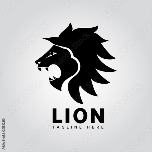 roaring lion head logo