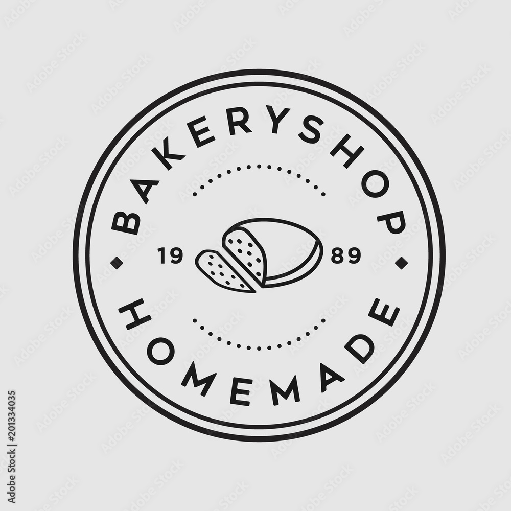 Bakery badge vector logo icon illustration
Bakery badge vector logo icon illustration
