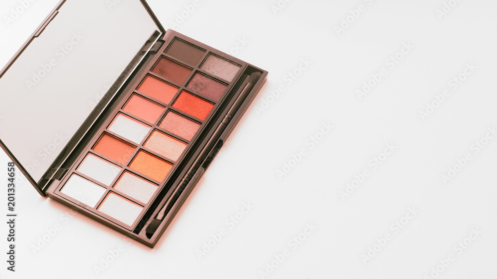 Palette for make up on white Palette for make up on white