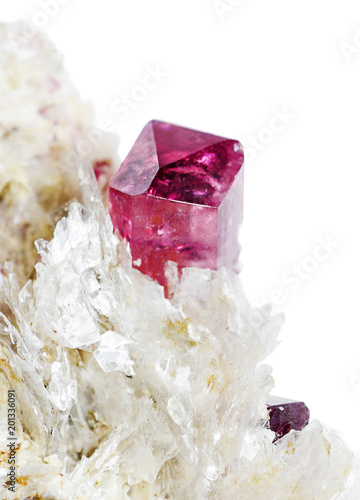 Gemstone red tourmaline rub...
