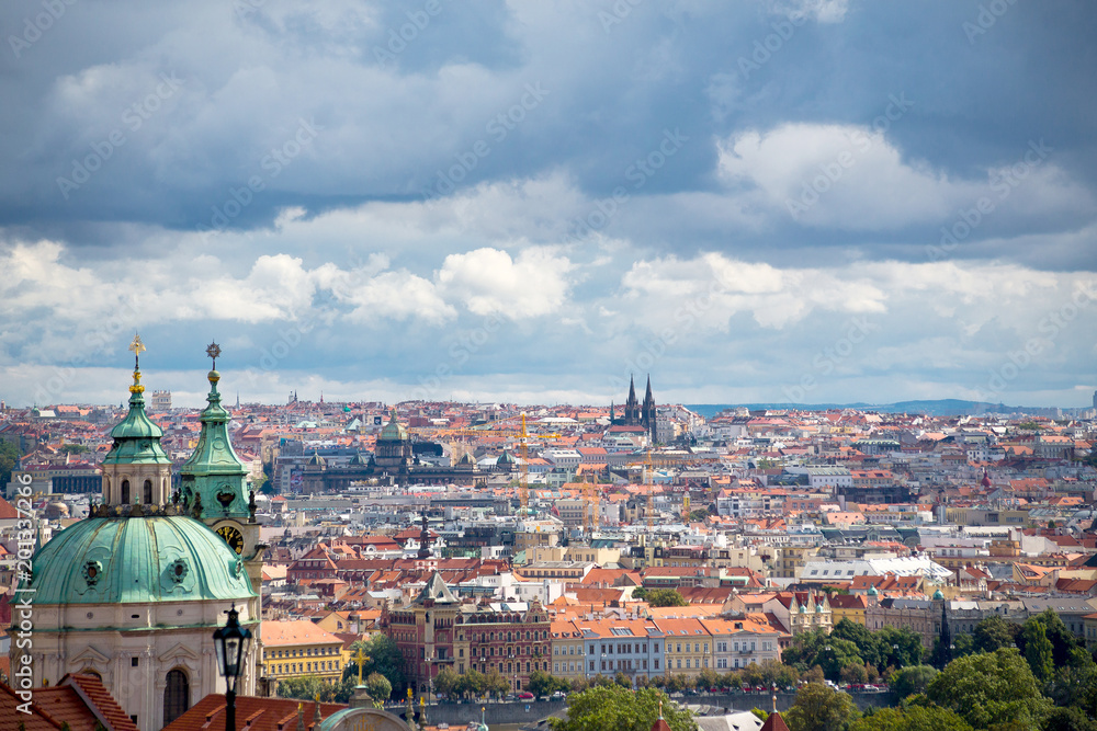 Prague panoramic view