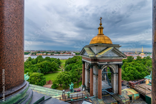 View from Isaac's Cathedral in Saint Petersburg