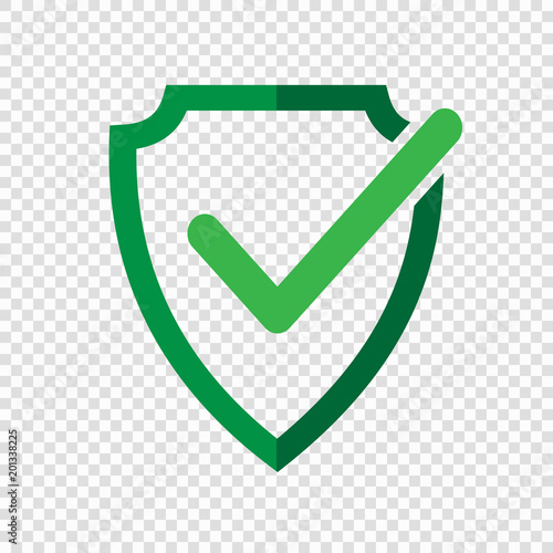 Shield check mark logo icon